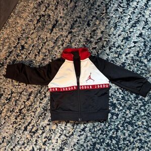 Jordan Infant Jacket in Black, Red, and White